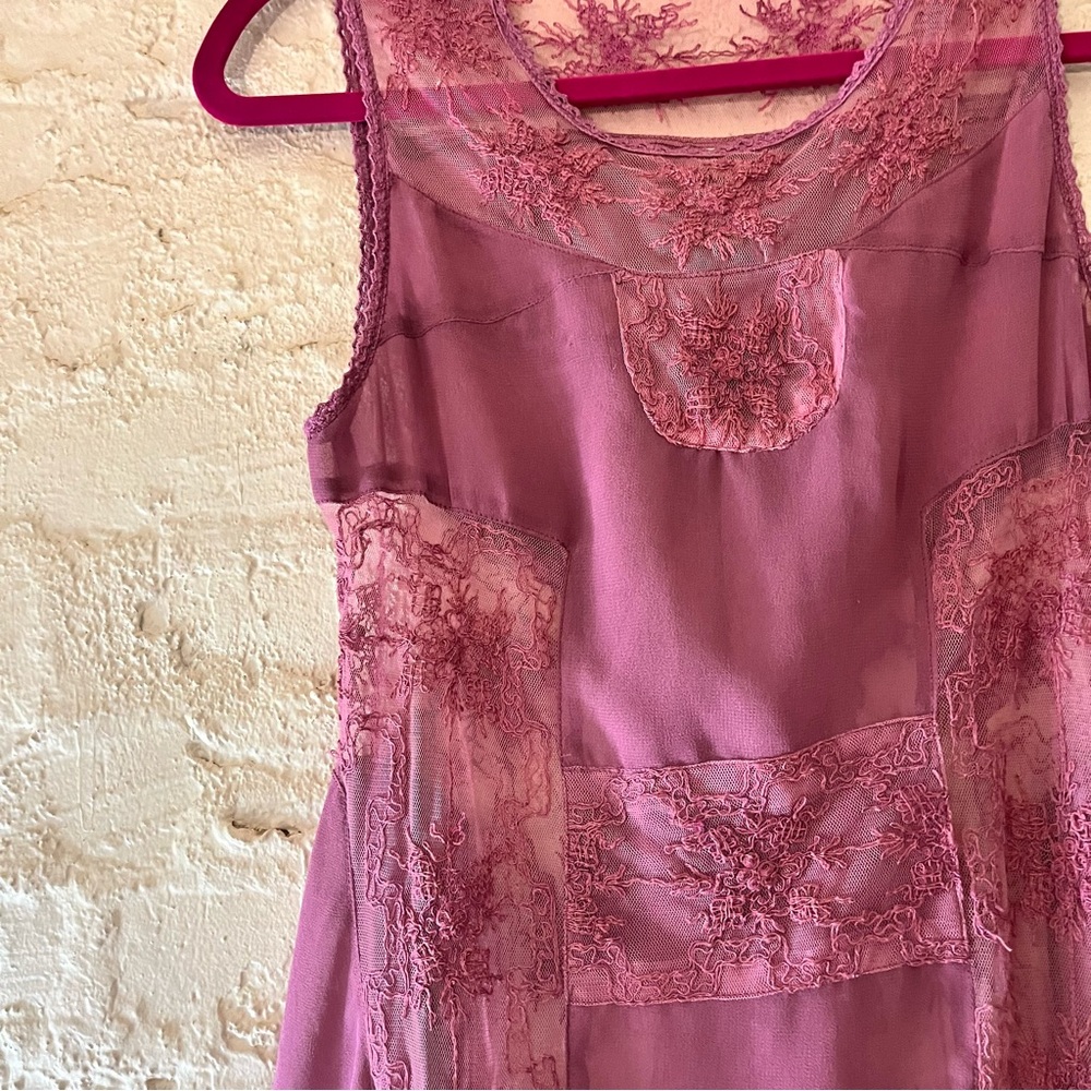 Free People purple/pink lace dress